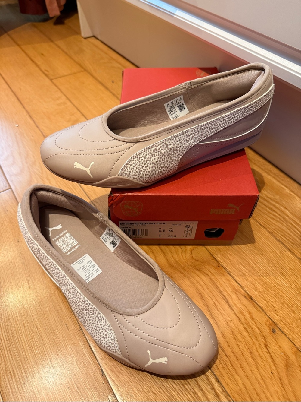 Puma Women's Catch Soleil Ballerina TopCat SpeedCat slip-on NIB size 9